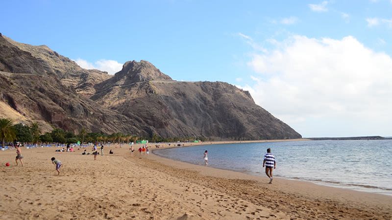 Playa las teresitas december Tenerife